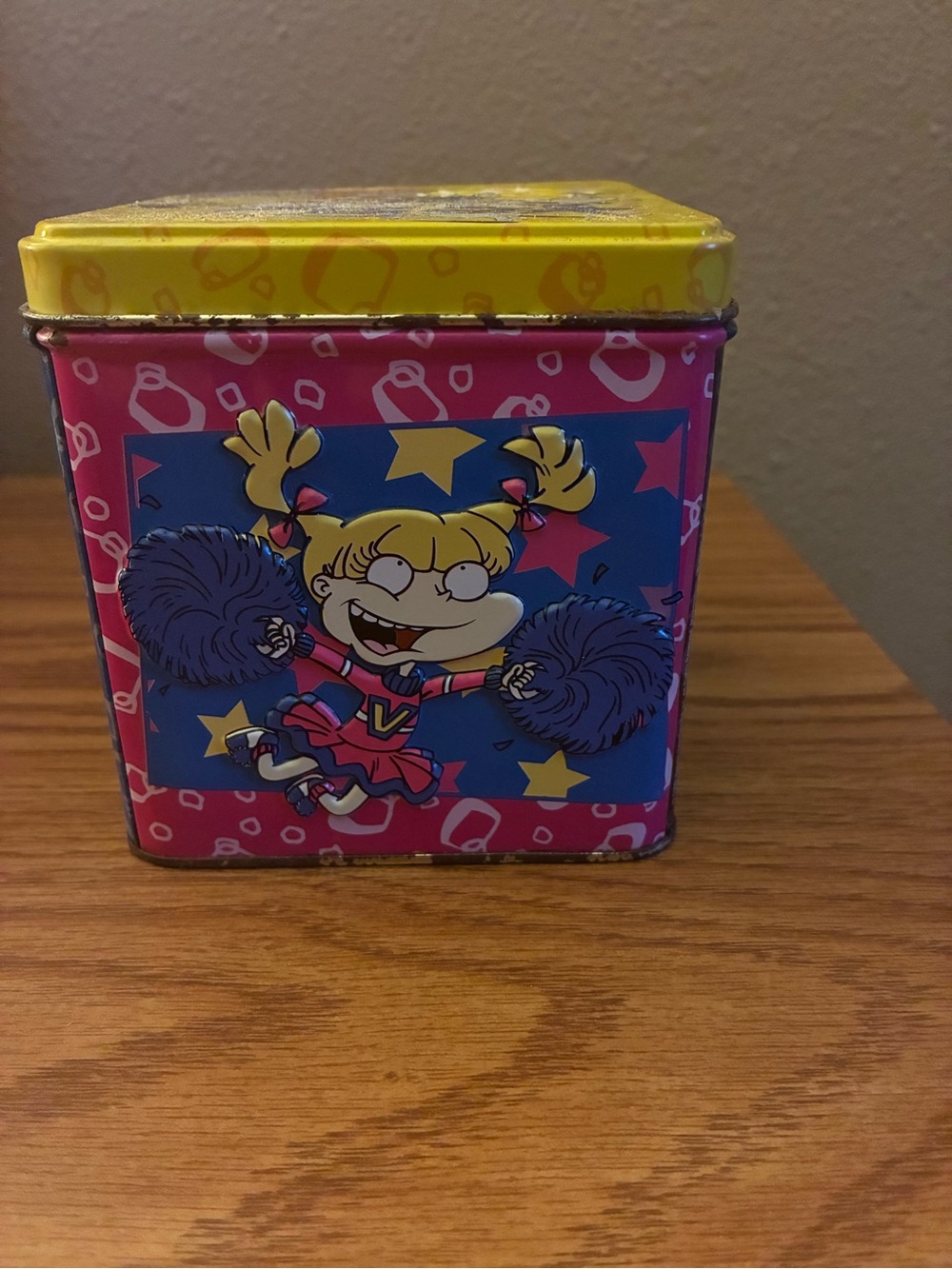 Vintage 90s Nickelodeon Rugrats Metal Tin RARE
